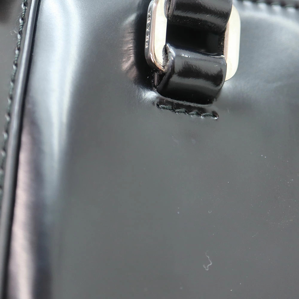 Prada brushed leather tote Shoulder Bag black - Picture 6 of 6